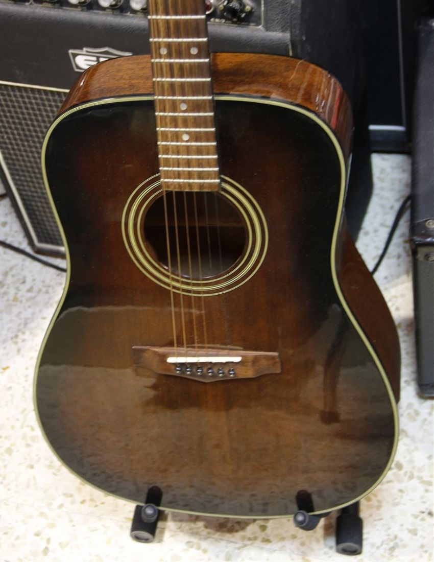 Silver Cadet by Ibanez SZP10BS Chitarra Acustica Made in