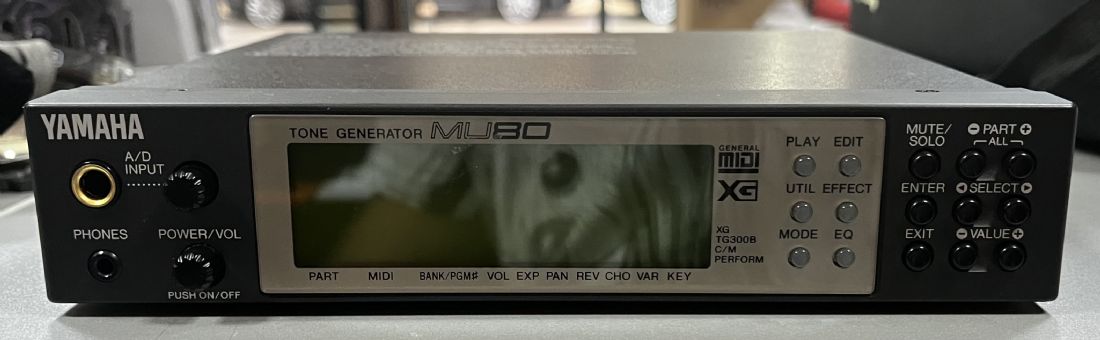 Yamaha MU80 Tone Generator Sound Module MiDI | eBay
