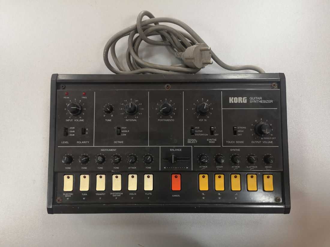 Korg X-911 Guitar Synthesizer Sintetizzatore analogico per