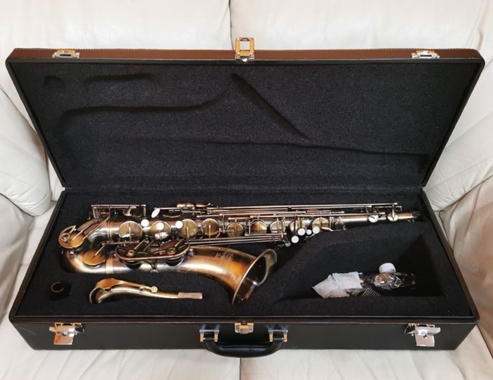 Sordina Per Sassofono Contralto - Silenziatore In Plastica ABS, Colore Oro - Foto 3