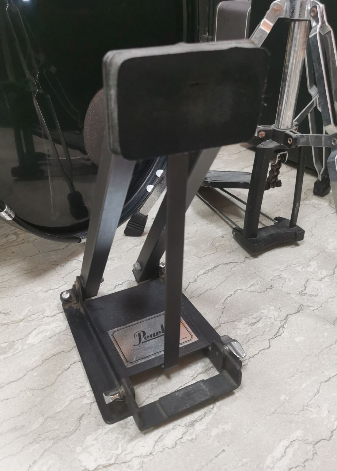 Kit Pad Pratica Grancassa Per Batteria – Doppio Pedale Silenzioso, Per Esercitazione Gambe, Per Batteria Acustica Ed Elettronica
