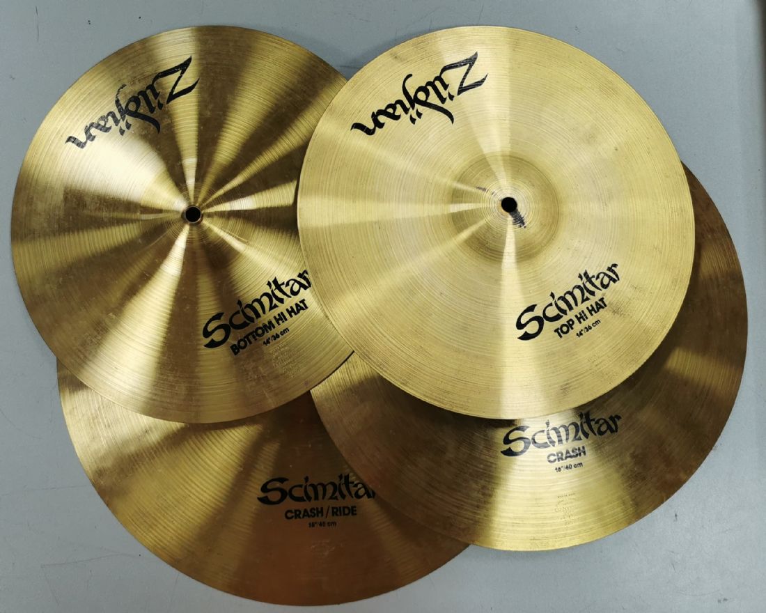 Zildjian Scimitar Set 14'' 16'' 18'' Set di piatti per batteria