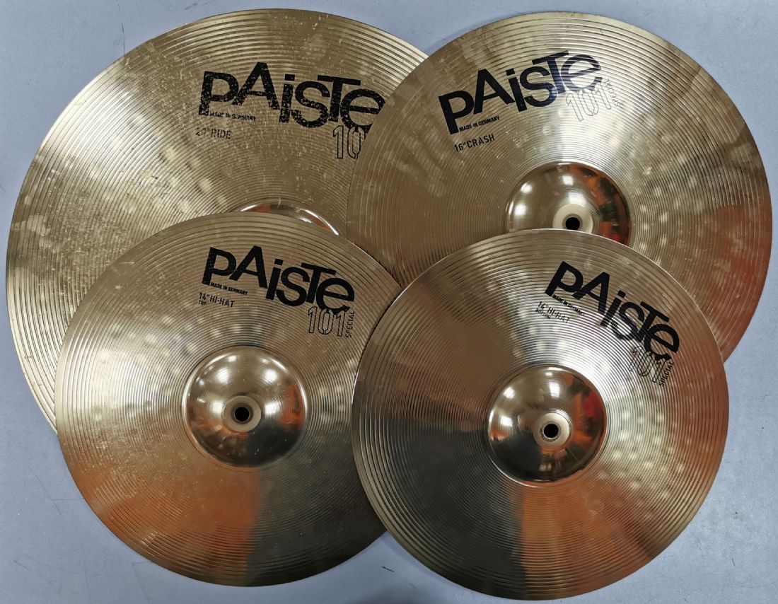 Paiste 101 Universal Set Kit di piatti per batteria con hihat 14
