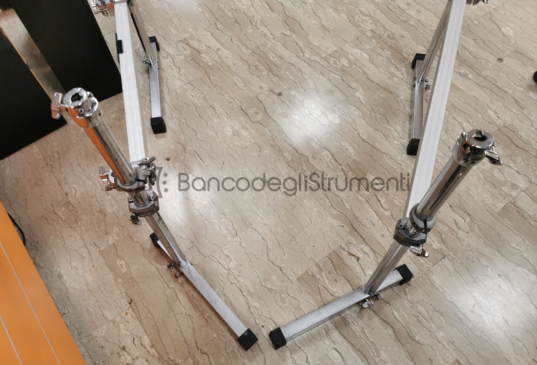 Pearl DR513C 3Sided Drum Rack Rack per batteria con barre curve