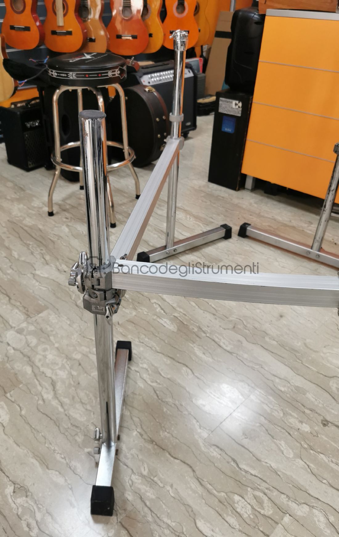 Pearl DR513C 3Sided Drum Rack Rack per batteria con barre curve