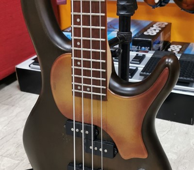 Basso Elettrico Ibanez GSR200B-Wnf - 4 Corde, Corpo In Mogano, Hardware Nero, Colore Marrone - Foto 6