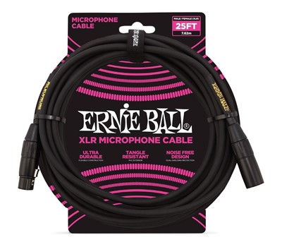 Cavo Per Chitarra Ernie Ball 6.1m Nero - Doppia Schermatura, Connettori Dritti - Foto 2