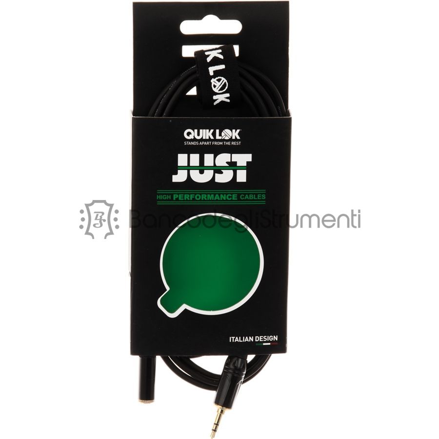 Cabo de áudio Audioquest Big Sur de 1 m 3,5 mm a 2 x Rca Preto