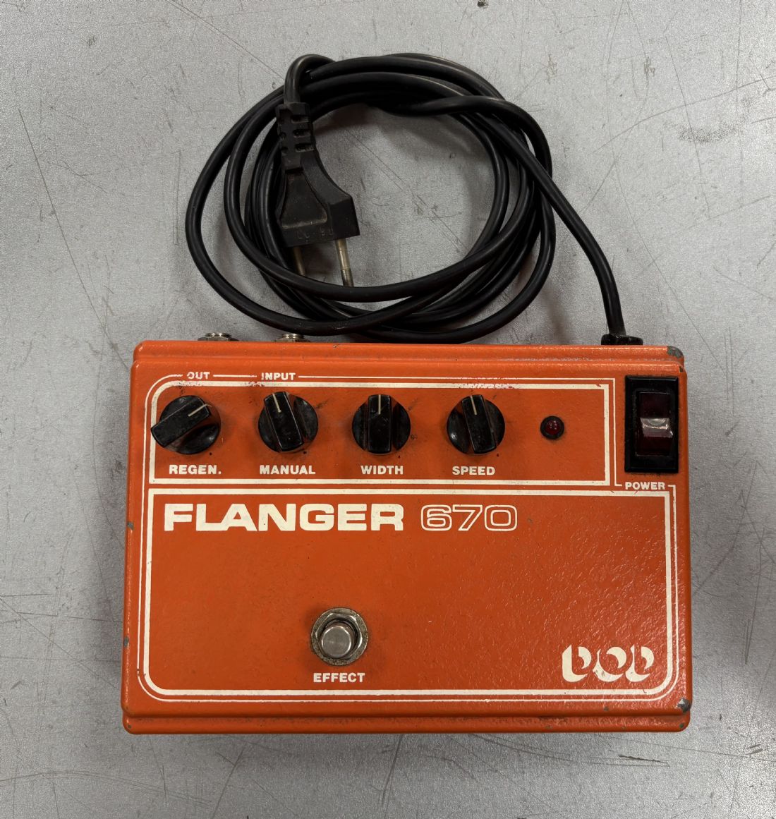 DOD Flanger 670 Pedale flanger per chitarra elettrica anni