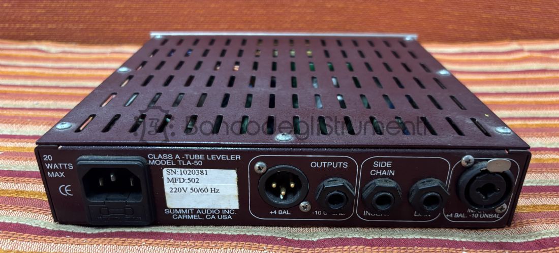 Summit Audio TLA-50 Tube Leveler Compressore valvolare a mezzo