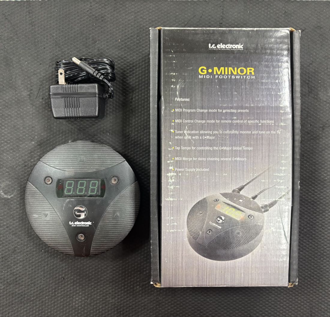 Tc Electronic G Minor MIDI foot controller multi-funzione - Usato